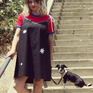 TUESDAY BASSEN | constellation slip dress